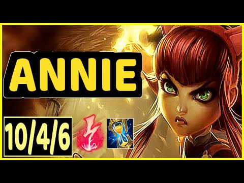 ANNIE VS YONE - 10/4/6 KDA MID GAMEPLAY