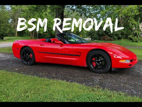 Twin Flag Garage - C5 Corvette BSM Removal Body Side Molding