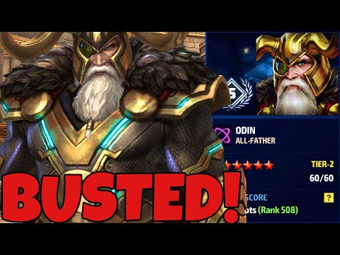 FINALLY A GOD!! ODIN’S ALL FATHER UNIFORM DESTROYS WORLD BOSSES !! (F2P BUILD) 👀Marvel Future Fight