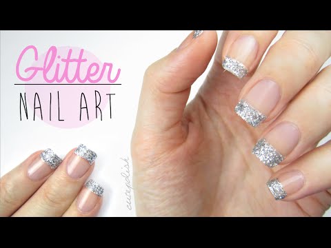 Use Glitter On Your Nails Perfectly! Video