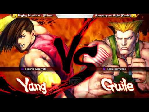 USF4 Teams @ DTN2015 - Raging Divekicks vs Everyday we Fight [720p/60fps]