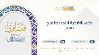 صورة ‌حكم الأضحية التي بها عرج يسير - الشيخ عبدالرحمن البراك (9572)