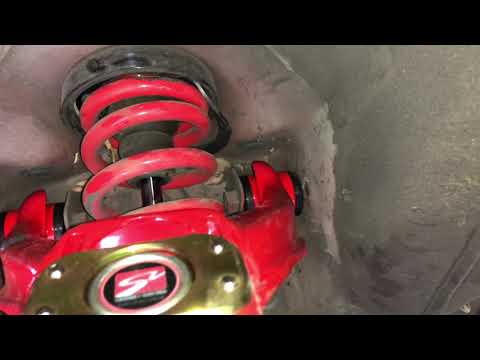 Skunk2 front camber kit install -civic