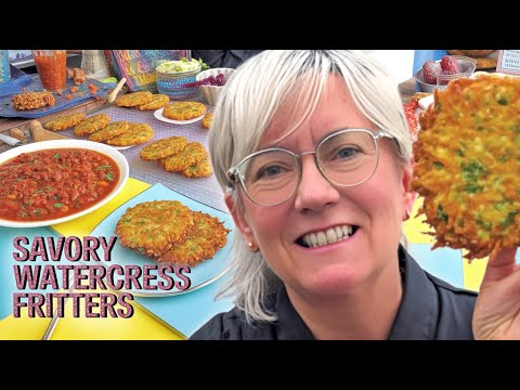 Madagascar’s Crispy Watercress Fritters! MofoAnana