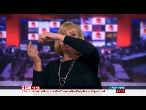 BBC News Blooper - Martine forgets to attach her mic (23 October 2022)