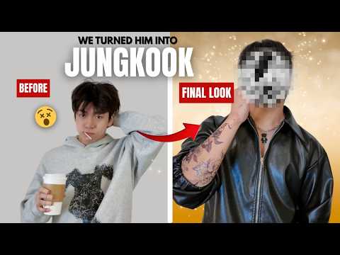 SEAgalz Transforms Friend into BTS Jungkook in Makeup Challenge
