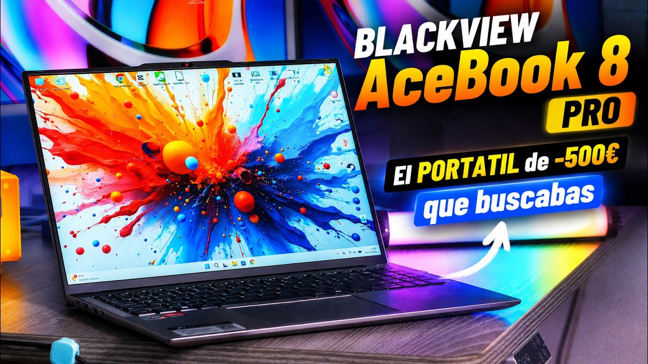 Blackview AceBook 8 Pro 💻 ¿Todo esto por -500€? ¡Es el PORTATIL que buscabas! | Review