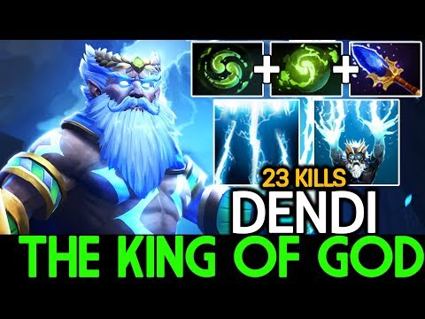 Dendi [Zeus] The King of God 23 Kills Cancer Game 7.21 Dota 2