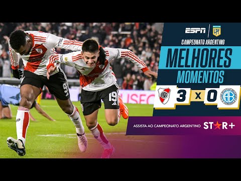 Promessa já vendida ao City marca, e River Plate vence Belgrano | Melhores Momentos