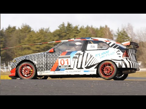 Krzysztof Żyła, BMW E46 330ti - 1. Kryterium SuperOES - Tor Poznań, 27.01.2024