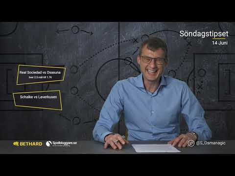 Speltips: Real Sociedad - Osasuna & Schalke - Leverkusen 14/6