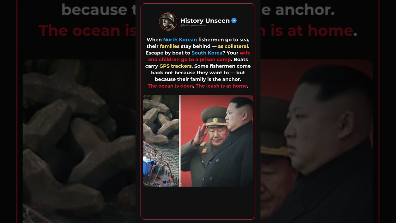 Why North Korea Forces Fishermen To Leave Their Families As Hostages 🎣🇰🇵