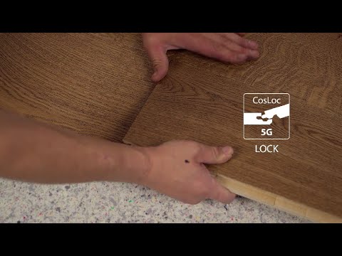 3-Layer Coswick hardwood flooring CosLoc floating installation method