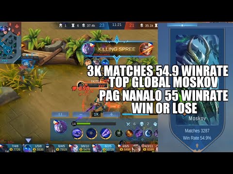 3K MATCHES 54.9 WINRATE MOSKOV WIN OR LOSE