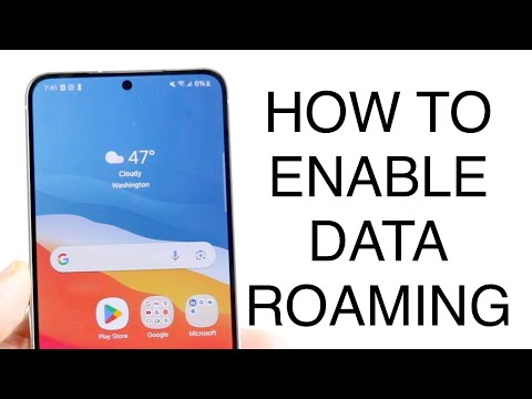 How To Turn On Data Roaming On ANY Android! (2023)