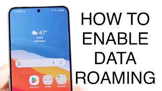 How To Turn On Data Roaming On ANY Android! (2023)