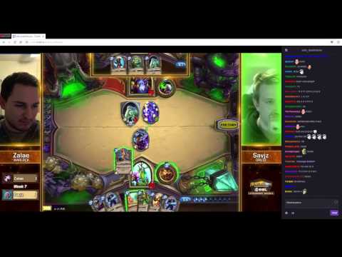 ESL Legendary Series - Week 7 - Zalae (Warlock) vs Savjz (Druid) - fight 3 - Hearthstone