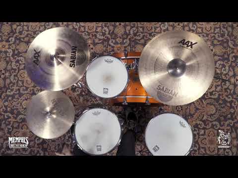 Used Sabian 18" AAX Stage Crash Cymbal - 1544g (U21808X-1013021K)