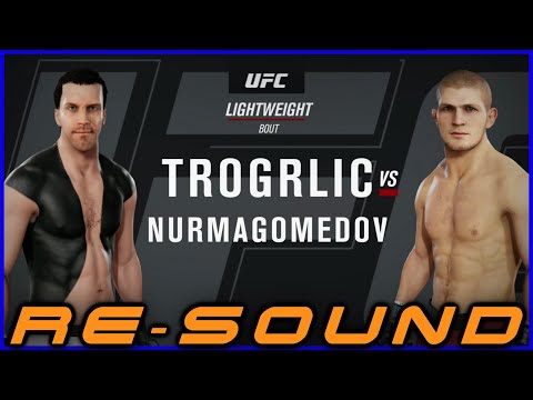 UFC 3((RPCS3)) TROGRLIC (Knockout Assassin)vs. KHABIB Gameplay With My Gameface [[RE-SOUND]]