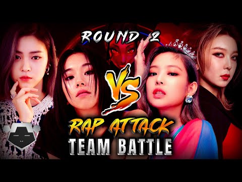 KPOP RAP ATTACK: Jennie & Dami vs. Chaeyoung & Ryujin | Round 2