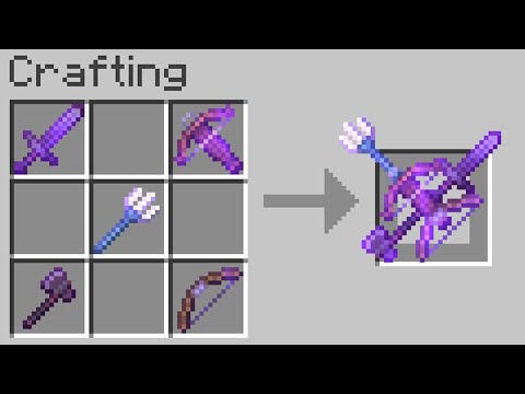 Minecraft UHC but you can craft weapons from any weapon...