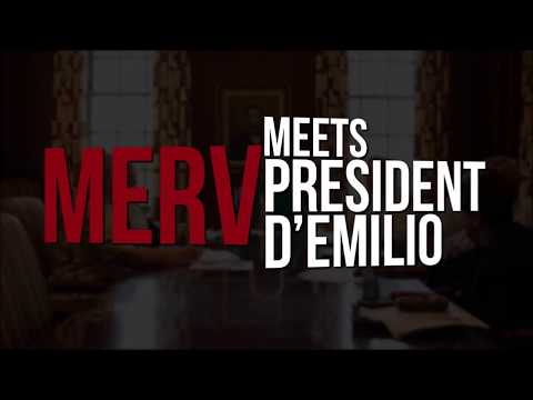 Merv Meets GMercyU President Deanne D'Emilio