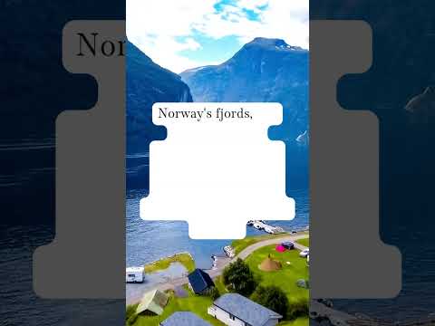 The Serenity of Norway's Fjords| #viral #shorts #norway