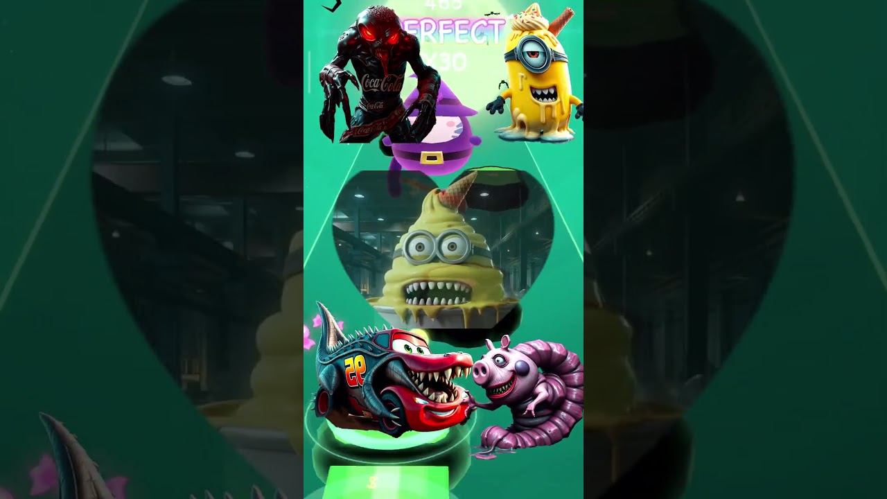 MCQueen Crocodile fight with Minion Ice Cream Monster OR other characters will come?