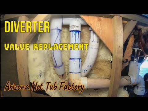 Best How to Video ever... Hot tub & Spa Diverter Valve Replacement...DIY Spa Repair...Spa Man Videos