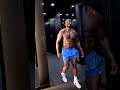 BLACK FITNESS MEN Crazy Body Transformation Shorts Fitness Gym Workout NPC Fitness Motivation