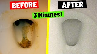 How To Remove Hard Water Stains From Toilet Bowl in 3 MINUTES!!!