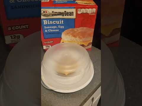 Jimmy Dean breakfast but steamed in microwave