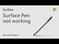 Surface Pen Not Working Microsoft