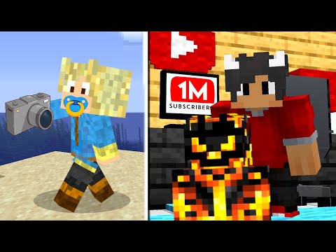 Mikkeltrier - I'm Being Adopted By YOUTUBERS in Minecraft!!