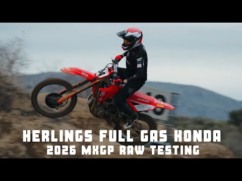 Jeffrey Herlings RAW 2026 Honda HRC Practice