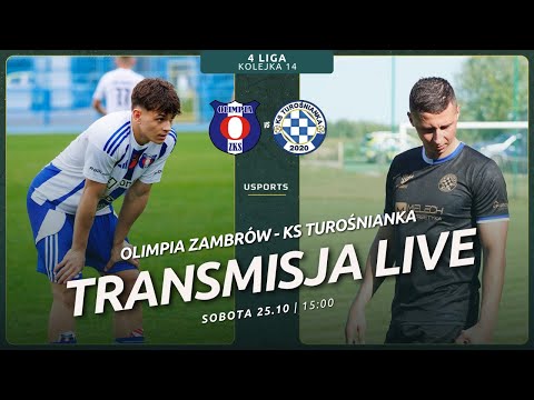 LIVE | 4 liga: Olimpia Zambrów - Turośnianka Turośń Kościelna