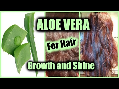 HOW TO APPLY ALOE VERA FOR HAIR GROWTH, NATURAL SHINE, STOP HAIR LOSS │ USE ALOE VERA AS HAIR SERUM Video