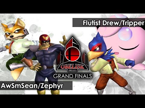 Melee: AwSmSean/Zephyr V Flutist Drew/Tripper - Obelisk 114 Tournament SSBM