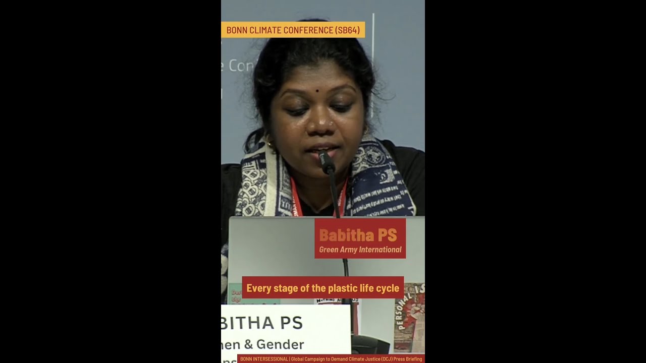 Bonn Climate Talks: Babitha P S of Women and Gender Constituency