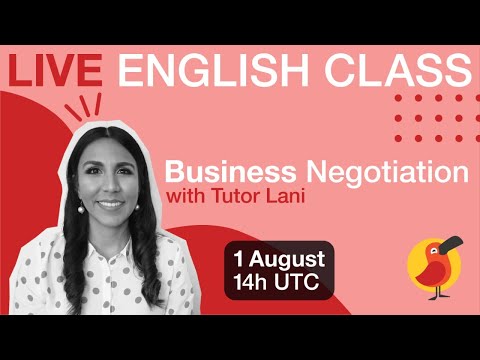Cambly Live – Business Negotiation