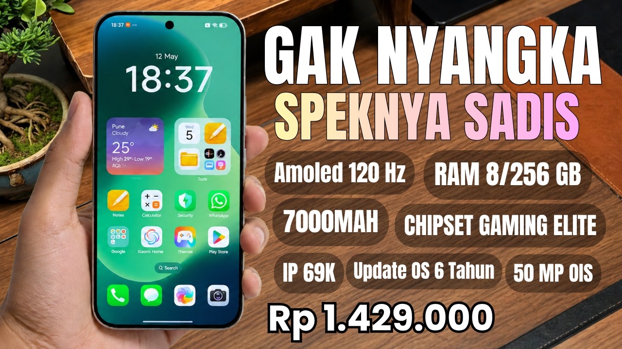 BIKIN NGILER‼️7000MAH, RAM 8/256GB - HP 1 JUTAAN SPEK DEWA TERBAIK DAN BARU 2026