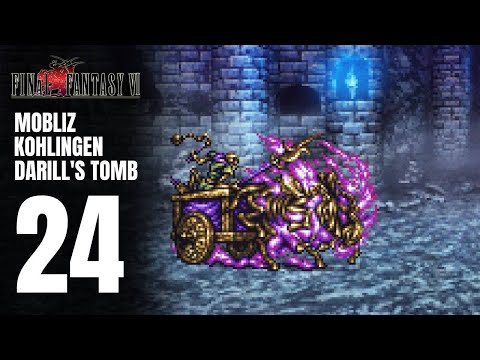 Final Fantasy VI Pixel Remaster Platinum Trophy Gameplay Walkthrough Part 24 - Reunite with Setzer