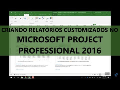 Creating Custom Reports in Microsoft Project Professional 2016