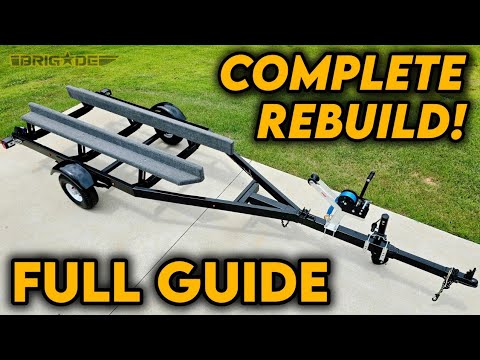 Turning an OLD Boat Trailer to a NEW Boat Trailer