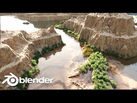 Blender Built-in Addon Terrain Creator