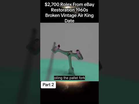 $2,700 Rolex From eBay Restoration 1960s Broken Vintage Air King Date #restoration #watch #clock