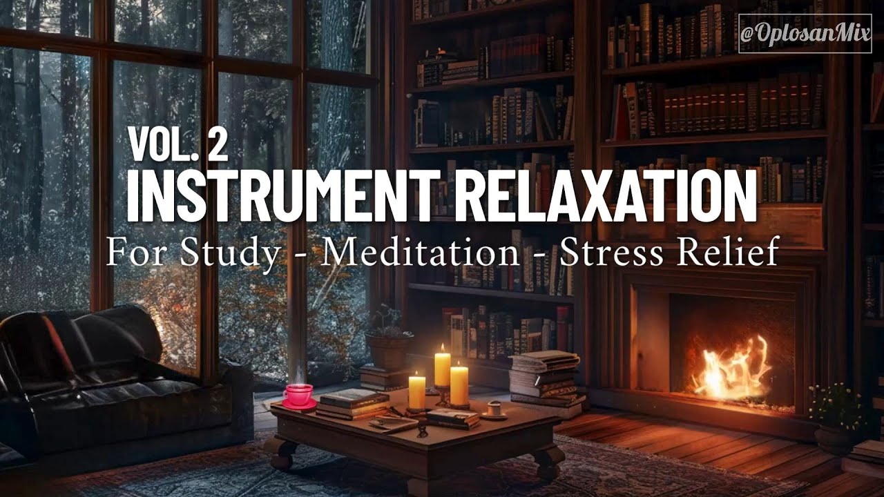 VOL. 2 || Relaxing Instrumental Music with Rain. Sound for Studying, Stress Relief, and Deep Sleep