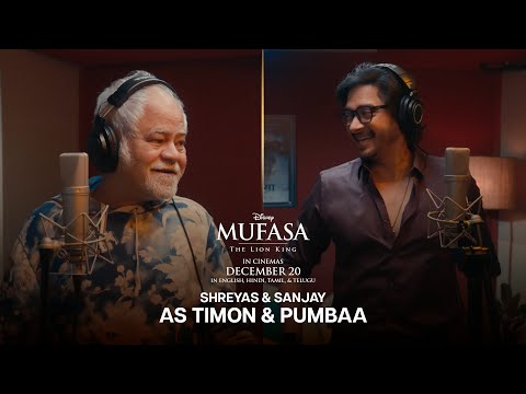 Shreyas & Sanjay as Timon & Pumbaa | Mufasa: The Lion King | In Cinemas December 20