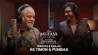 Shreyas &amp; Sanjay as Timon &amp; Pumbaa | Mufasa: The Lion King | In Cinemas 20 December