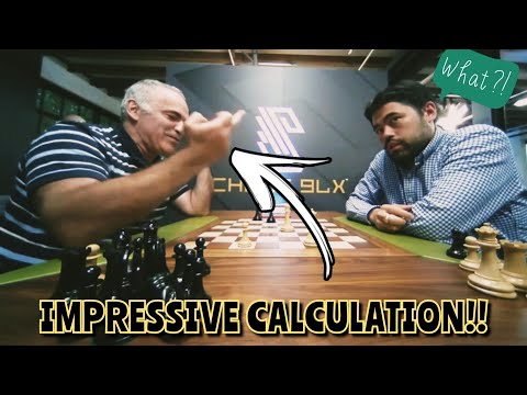 IMPRESSIVE ENDGAME CALCULATION BY KASPAROV WITH ONLY 15 SECS ON THE CLOCK